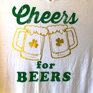 Saint Patrick’s T-shirt/ cheers 🍻 for beers/ March 17